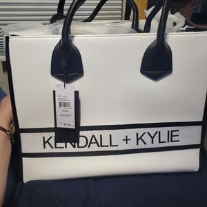 Kendall and Kylie Kardashian Tote leather purse
